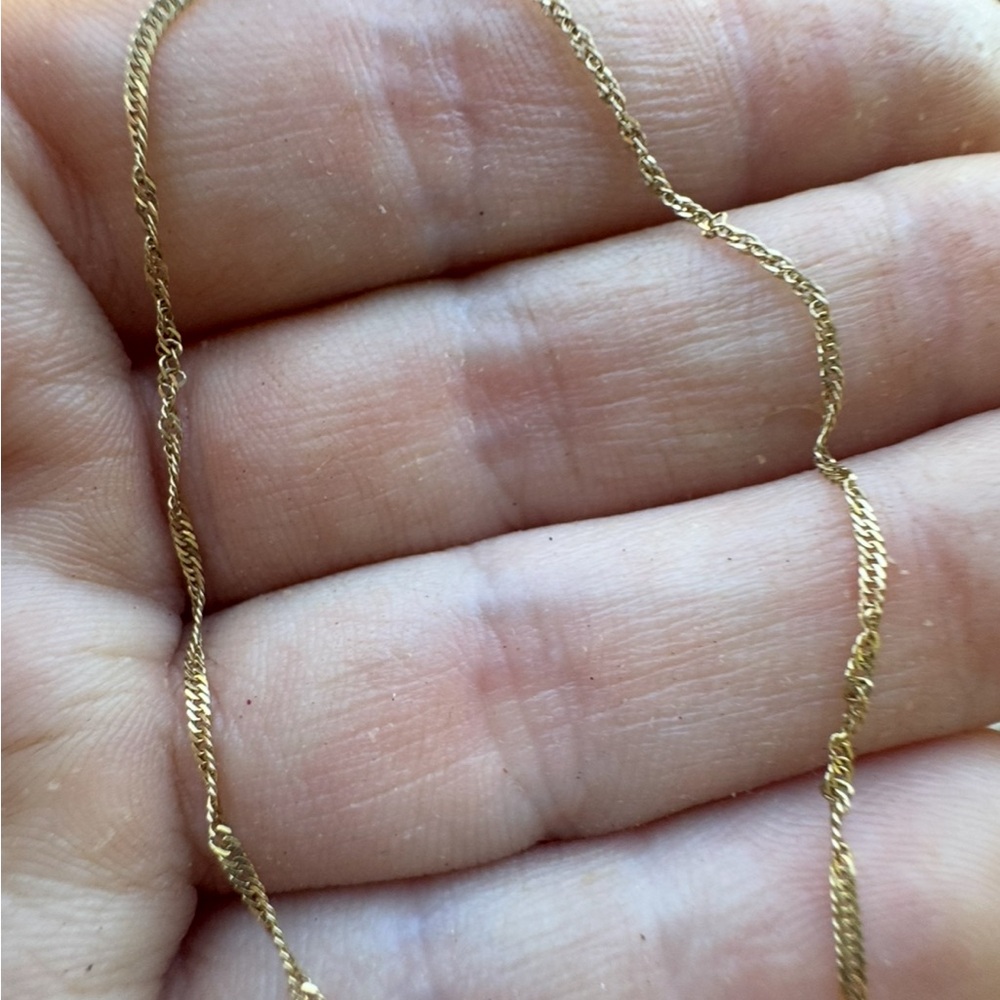 Vintage  solid 10k yellow gold bracelet - Picture 8 of 14